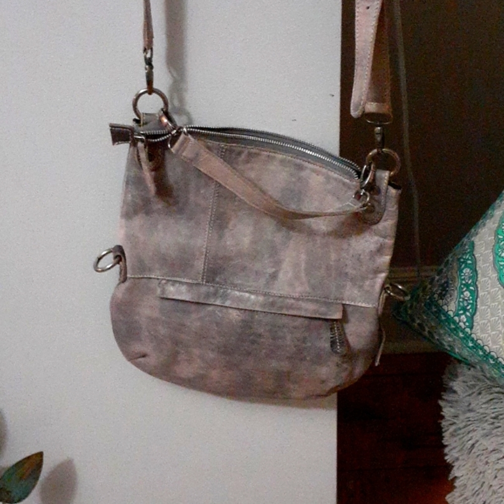 **Price Reduction!***Bed Stu grayed marble crossbody handbag